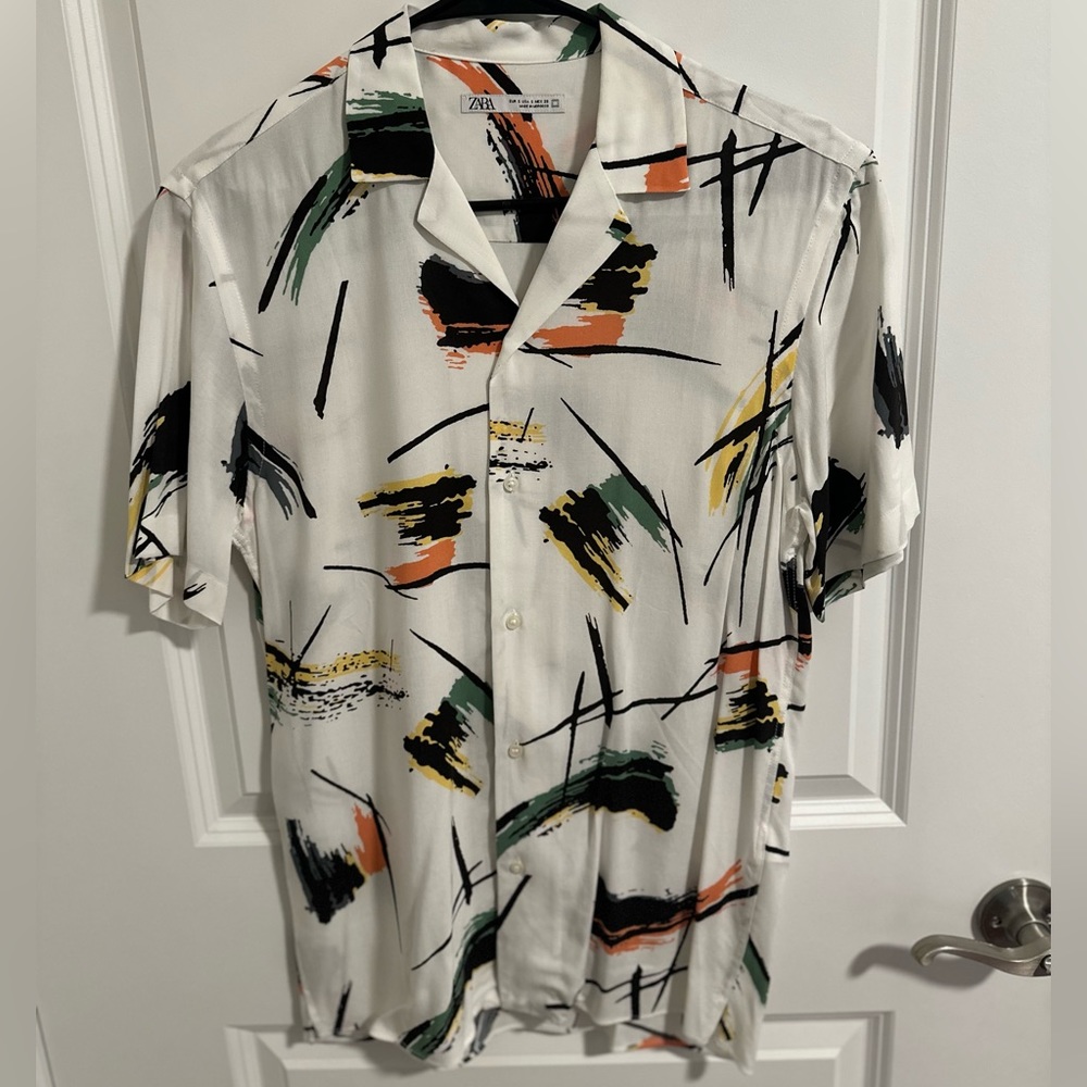 Zara Men’s Short Sleeve Shirt Size Small